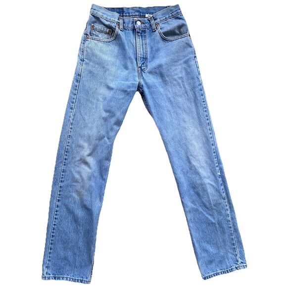 Vintage Y2K Levi’s 505 Light Wash Jeans 29x30 Straight Leg Blue - Picture 1 of 9